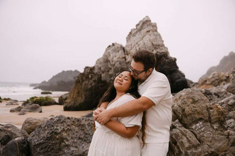 Engagement Shoot at Adraga Beach