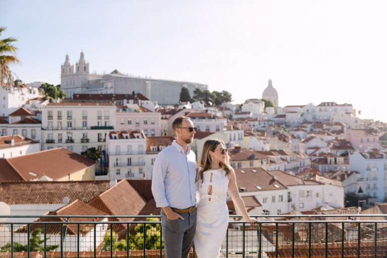 A Lisbon Couples Session: Sierra & Patrick’s Save the Date Photos in Portugal